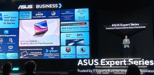 Asus ExpertBook P3405CVA laptop bisnis dengan desain premium