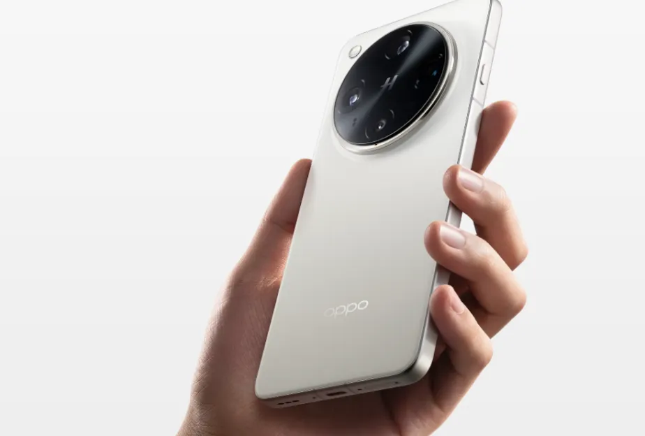 Ilustrasi Oppo Find X9 dengan layar datar dan desain premium