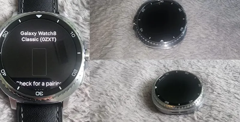 Prototipe Samsung Galaxy Watch 8 Classic dengan desain rotating bezel