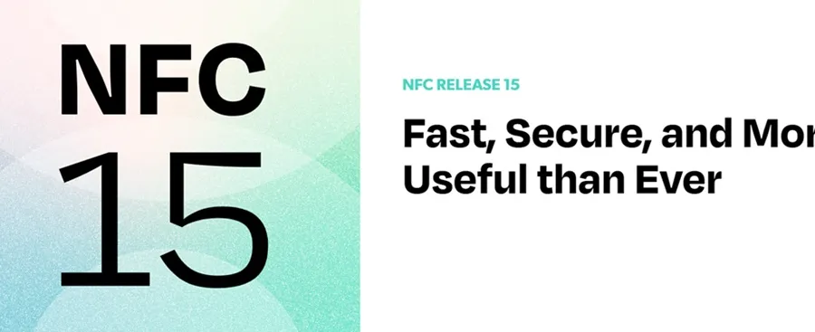 Ilustrasi teknologi NFC Release 15 dengan jarak komunikasi lebih panjang