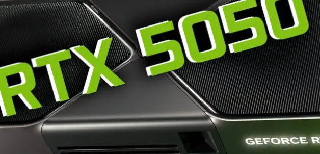 NVIDIA GeForce RTX 5050 GPU dengan arsitektur Blackwell dan memori GDDR6 20Gbps