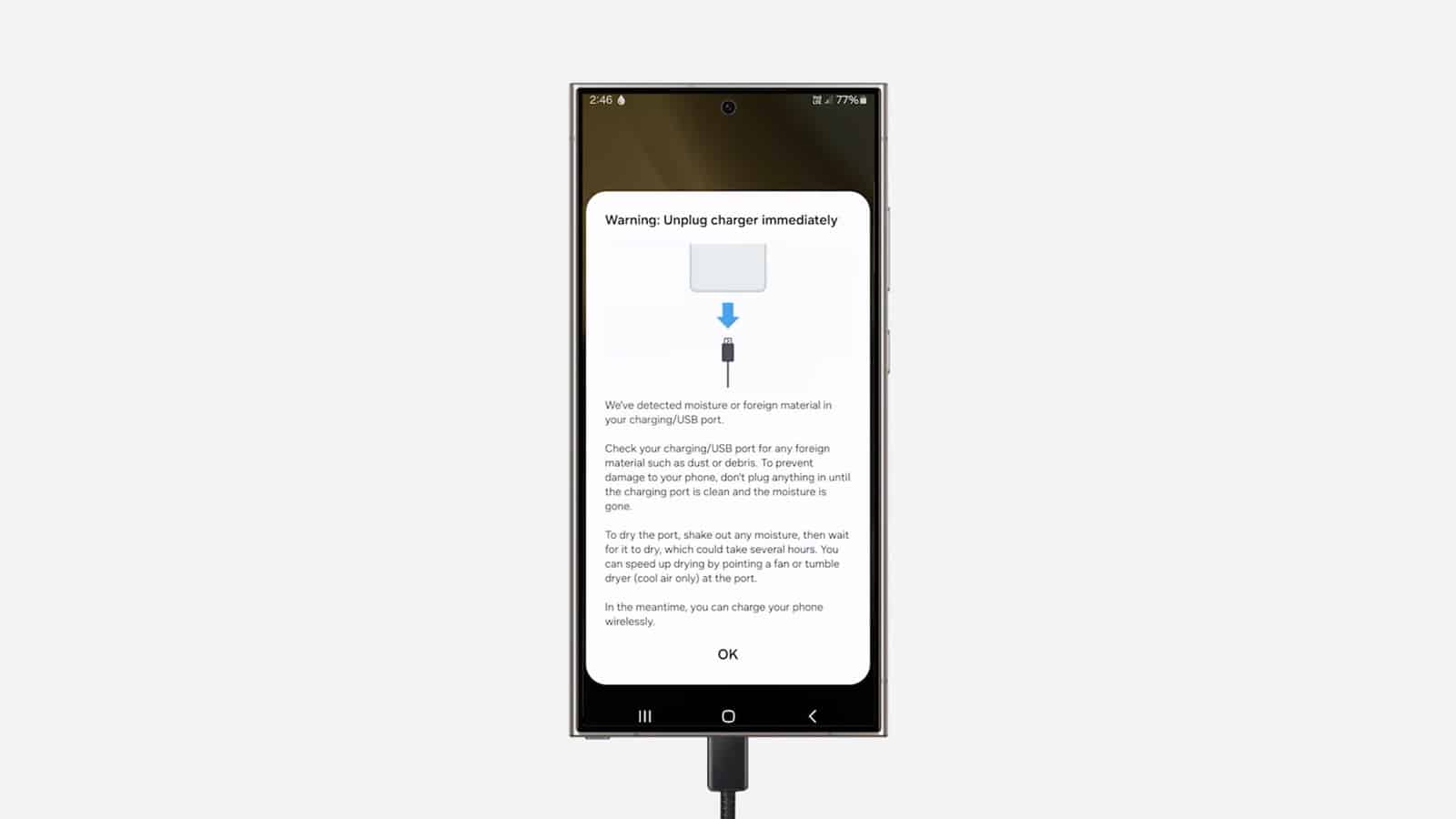 Cara Ampuh Hilangkan Peringatan "Moisture Detected" di Samsung