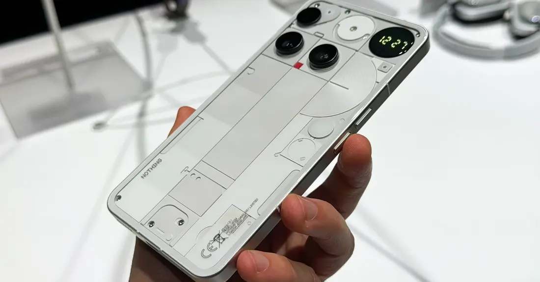 Nothing Phone (3) back design with unique Glyph Matrix