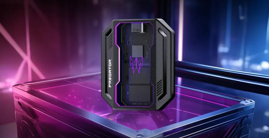 Acer Predator GP30 RGB SSD portabel dengan efek pencahayaan RGB