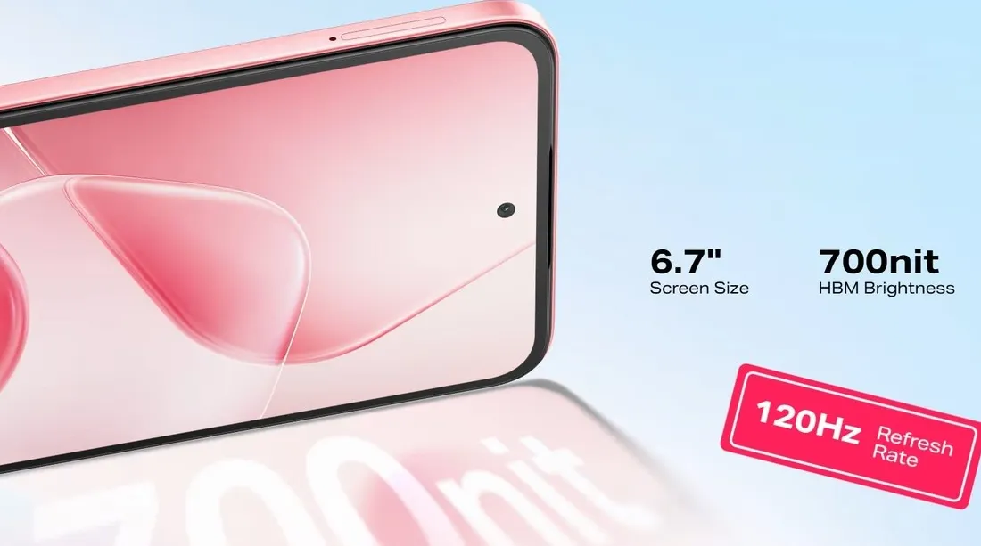 Infinix Hot 60i dengan fast charging 45W dan desain ramping