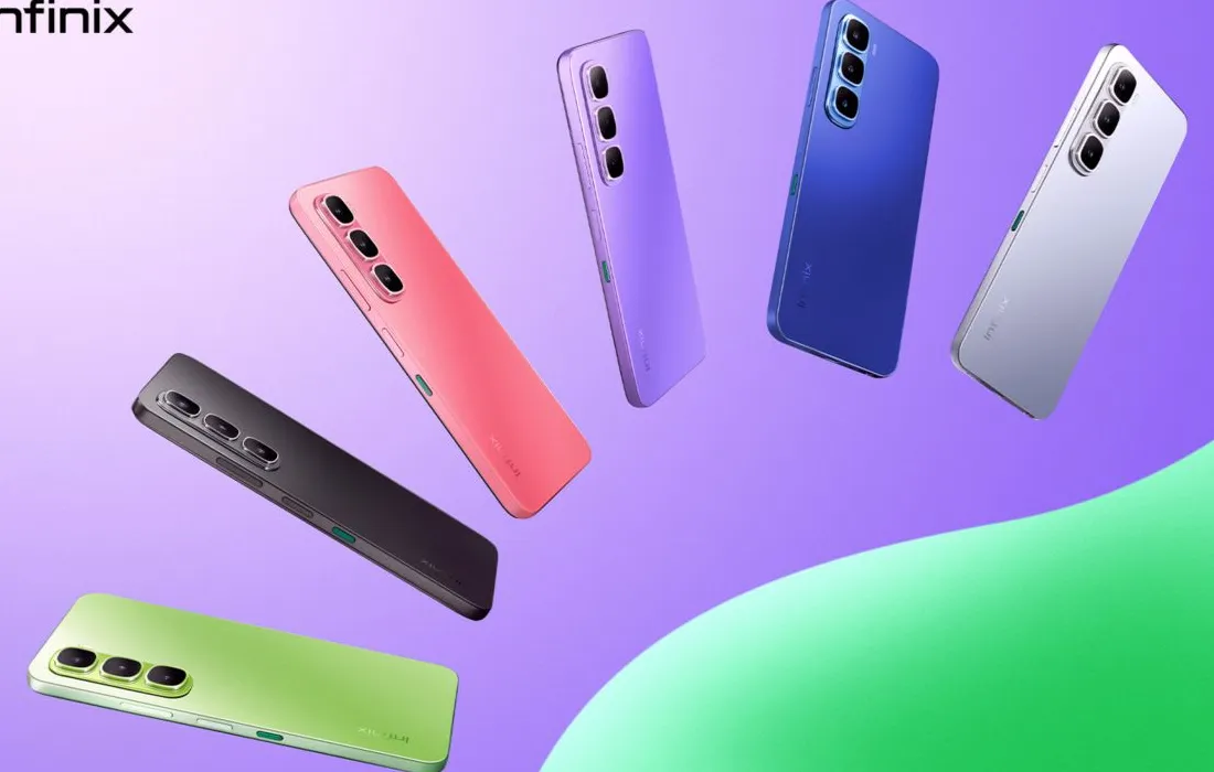 Infinix HOT 60i smartphone dengan layar 6,7 inci dan desain stylish