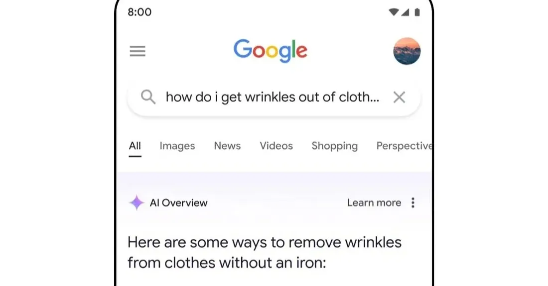 Google AI Mode di Circle to Search