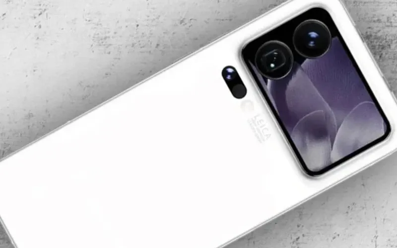 Konsep desain Xiaomi Q200 dengan layar sekunder di bagian belakang