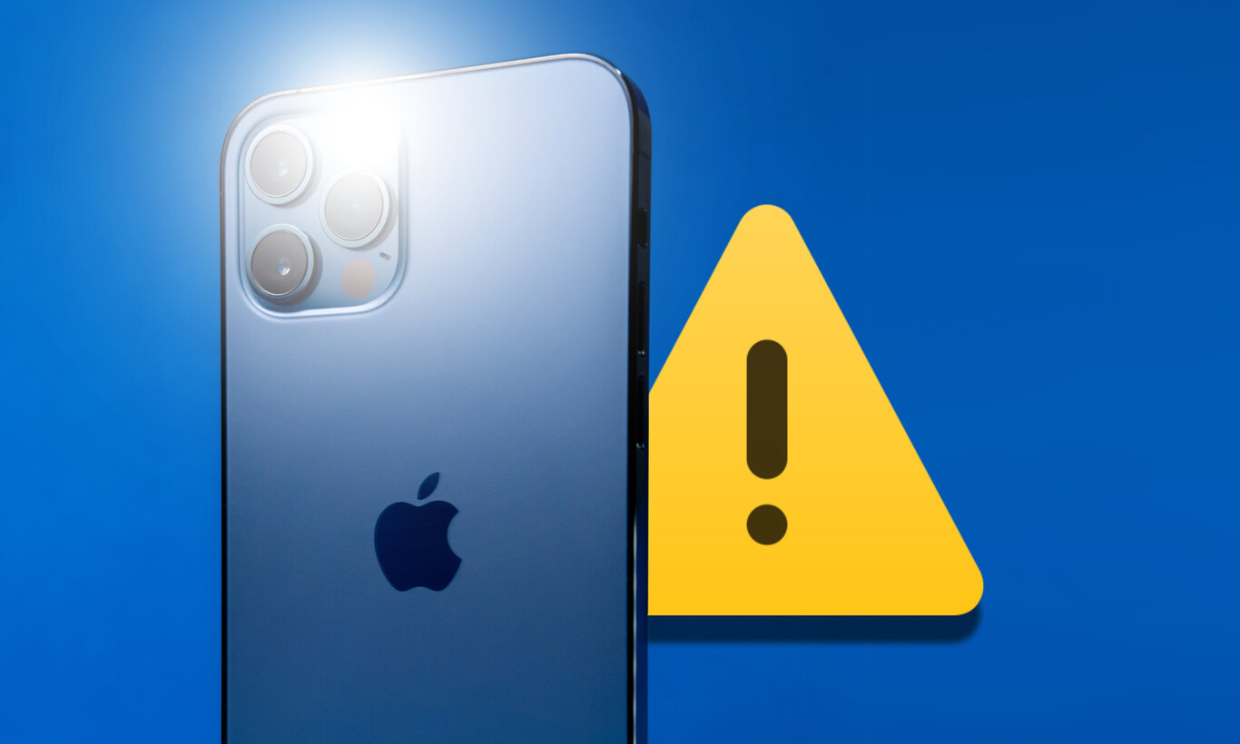 ilustrasi flashlight iPhone tidak berfungsi