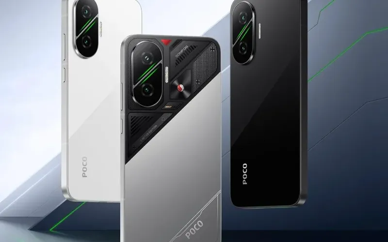 POCO F7 smartphone dengan update terbaru tampil di layar