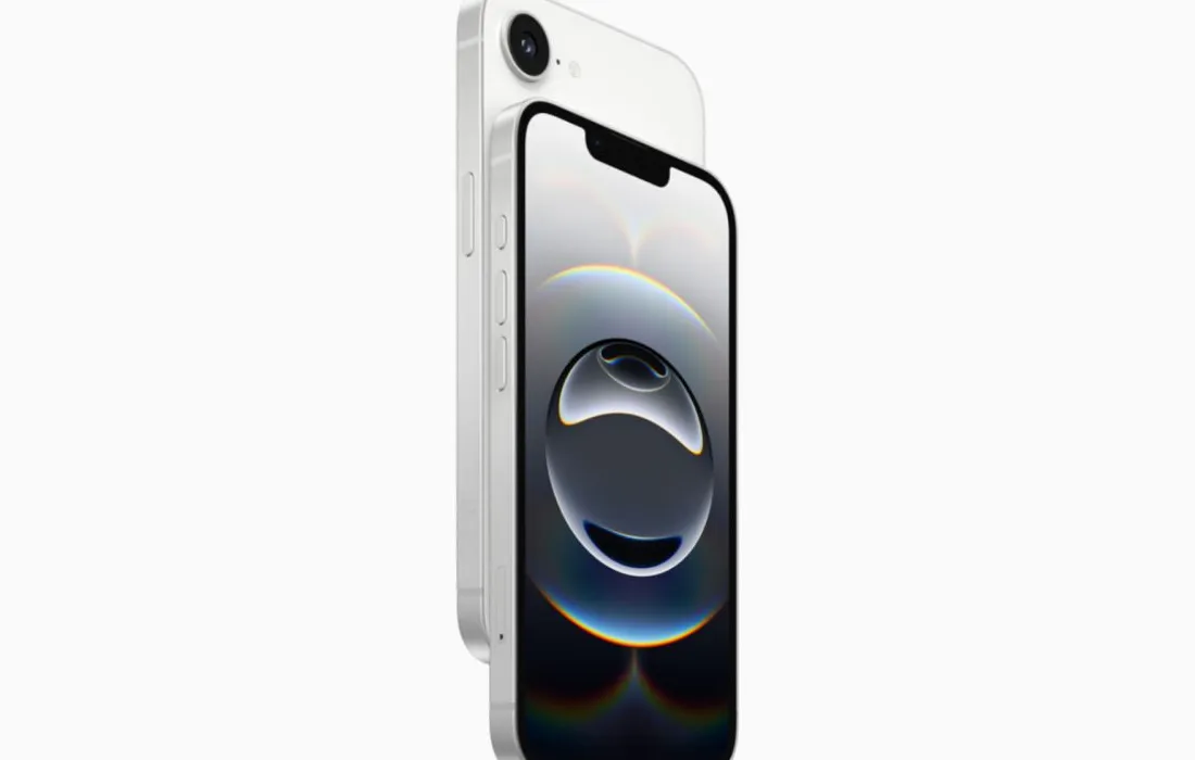 Ilustrasi desain iPhone 17e dengan layar OLED 6,1 inci dan Dynamic Island