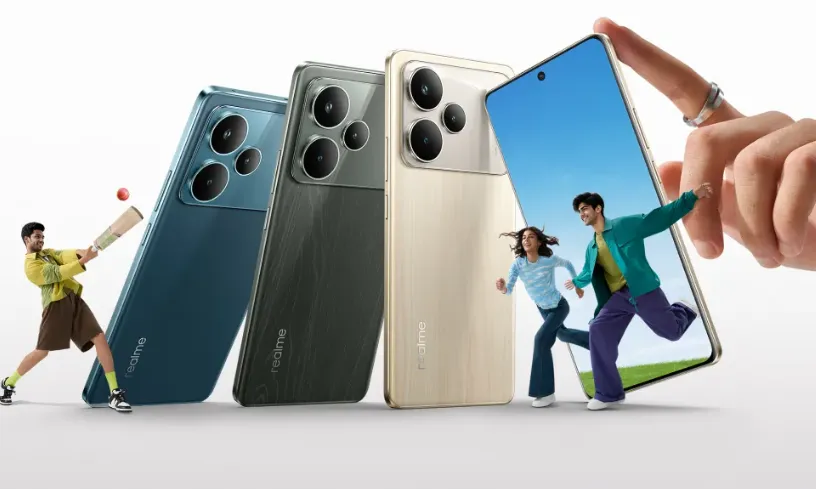 Realme P4 Pro 5G dengan desain stylish dan modul kamera persegi panjang