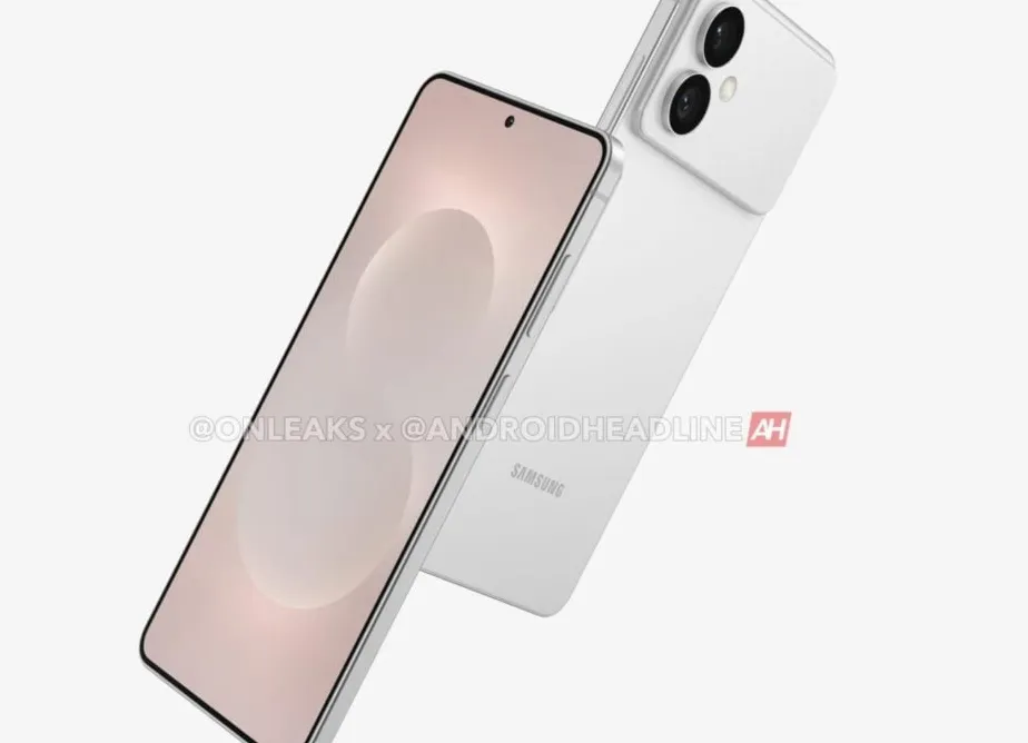 Render bocoran Samsung Galaxy S26 Edge dengan desain kamera horizontal baru