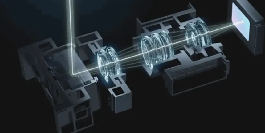 Ilustrasi modul kamera zoom optik kontinu Samsung untuk smartphone masa depan