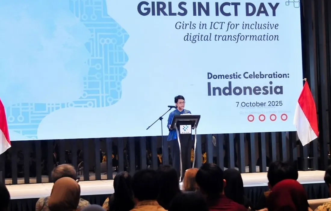 Direktur Jenderal Teknologi Pemerintah Digital Kemkomdigi Mira Tayyiba berbicara tentang pemberdayaan perempuan di sektor digital untuk pertumbuhan ekonomi global