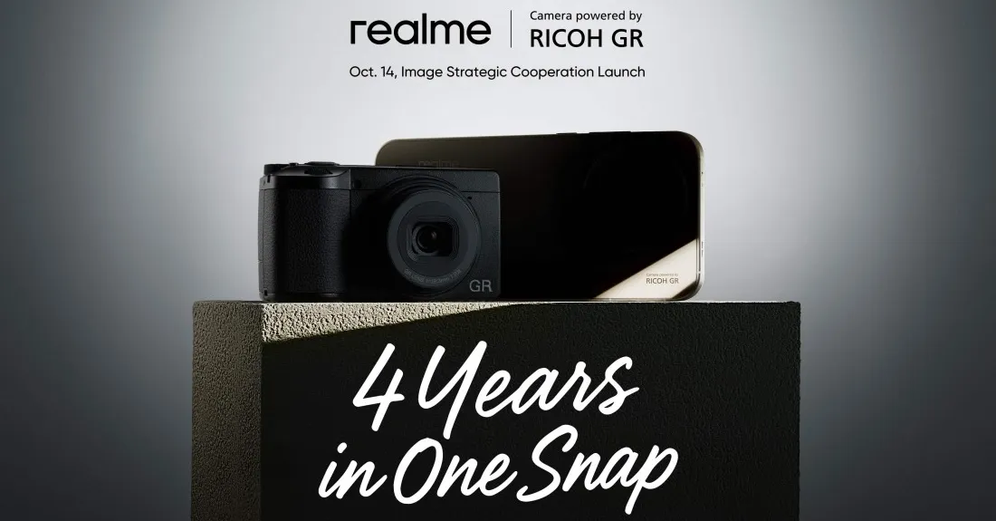 Kolaborasi Realme dan Ricoh Imaging untuk teknologi kamera Realme GT 8 Pro