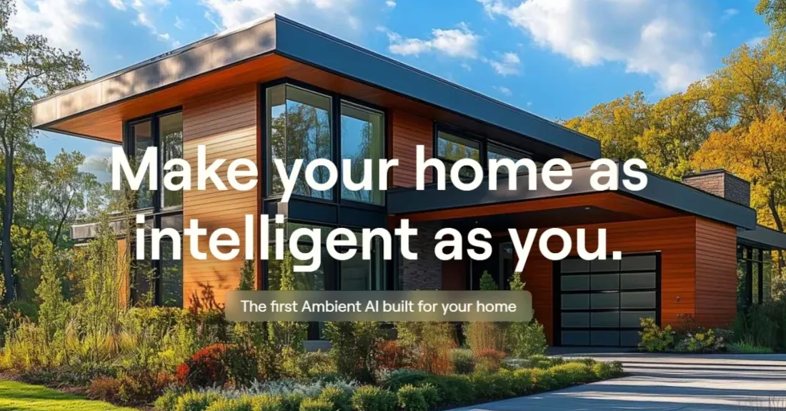 Rumah modern dengan sistem keamanan pintar yang menggunakan teknologi computer vision AI untuk deteksi objek dan aktivitas