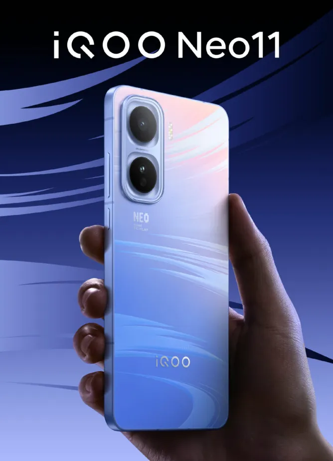 iQOO Neo 11 design revealed