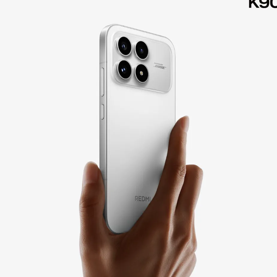 Redmi K90 smartphone dengan desain aluminium frame dan layar OLED 6.59 inci