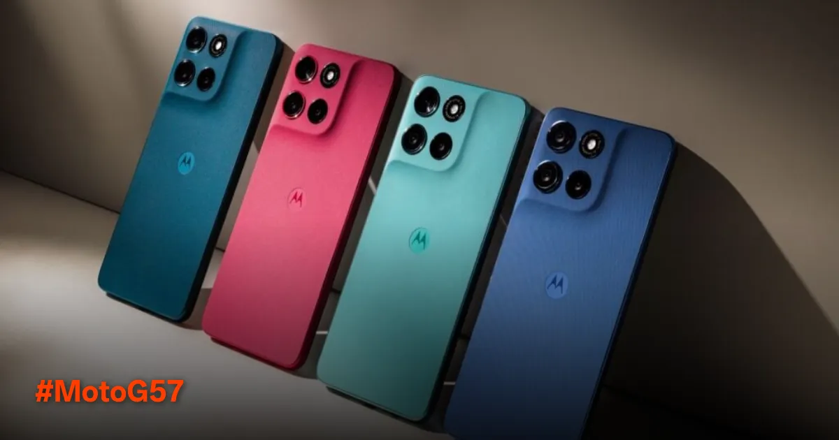 Motorola Luncurkan Moto G57 dan G57 Power dengan Snapdragon 6s Gen 4