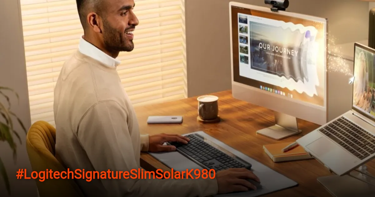 Logitech Luncurkan Keyboard Solar+ K980, Bisa Pakai Sinar Matahari