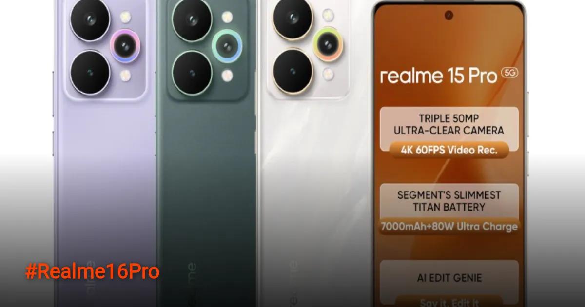 Bocoran Realme 16 Pro: Warna dan RAM Terungkap untuk India