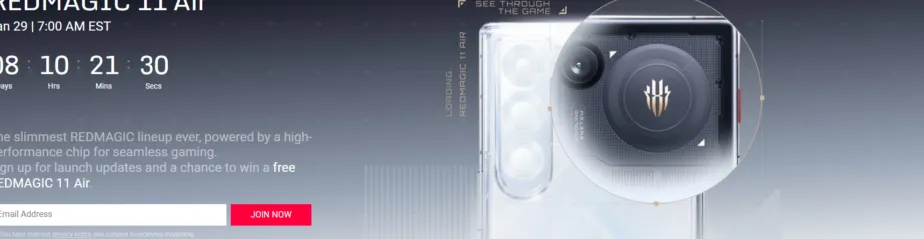 Red Magic 11 Air Global Launch Poster