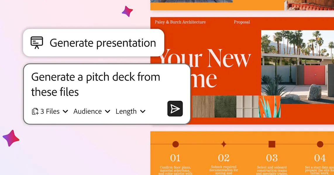 Ilustrasi fitur AI terbaru pada Adobe Acrobat Studio