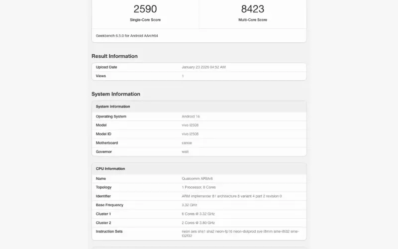 Bocoran desain dan spesifikasi iQOO 15R