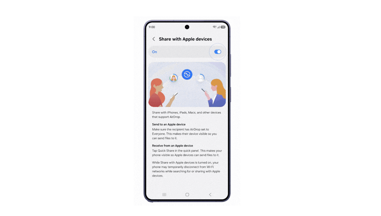 Samsung Galaxy S26 Kini Bisa Terima File dari AirDrop, Ini Cara Kerjanya