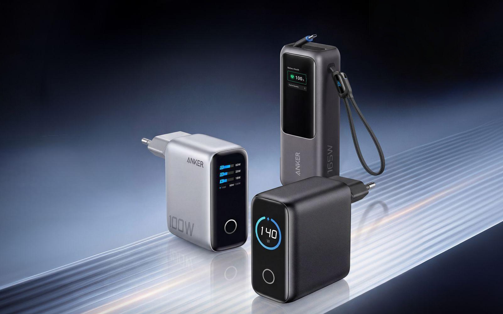 Charger Pintar Anker B121B Hadir dengan Layar Monitoring, Solusi Anti Cemas Pengguna Gadget