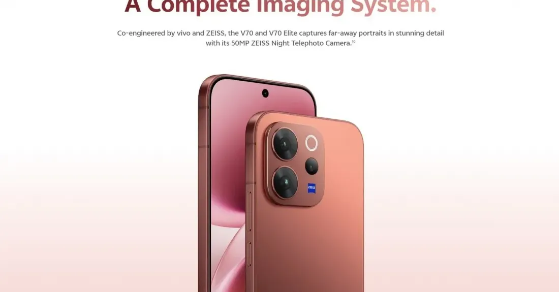 Warna Baru & Sensor Sony di Vivo V70 Series Ini Bikin Ngiler!