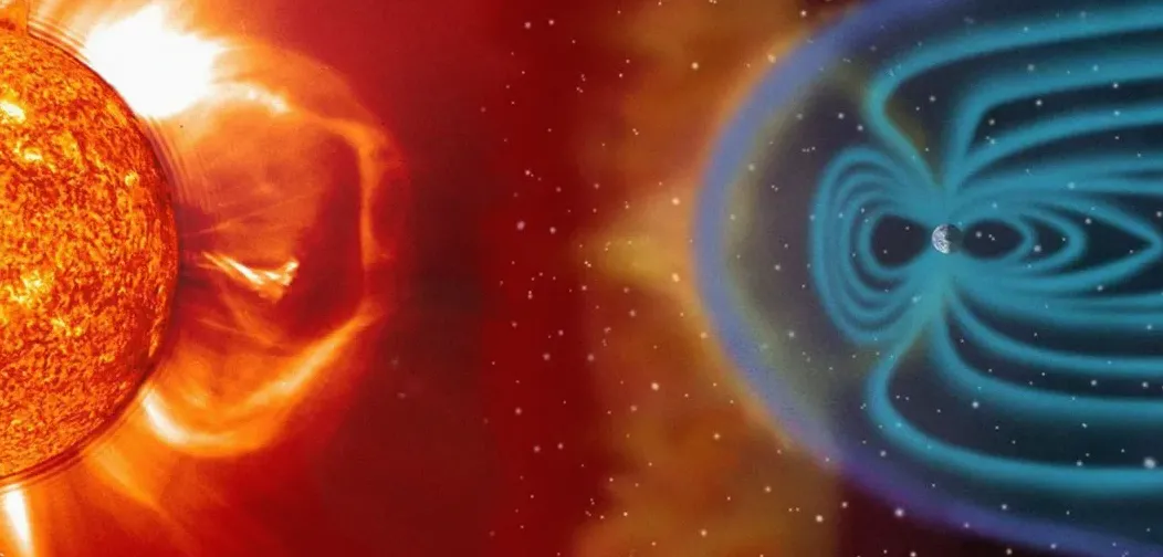 Ilustrasi konsep rongga atau area dengan radiasi kosmik rendah di orbit Bulan yang melindungi astronot.