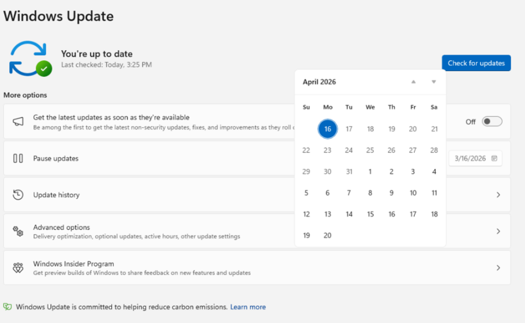 Microsoft Beri Kendali Penuh: Update Windows 11 Bisa Ditunda Selamanya