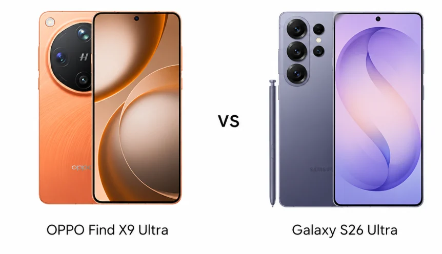 Duel Sengit OPPO Find X9 Ultra vs Samsung Galaxy S26 Ultra, Siapa Jawaranya?