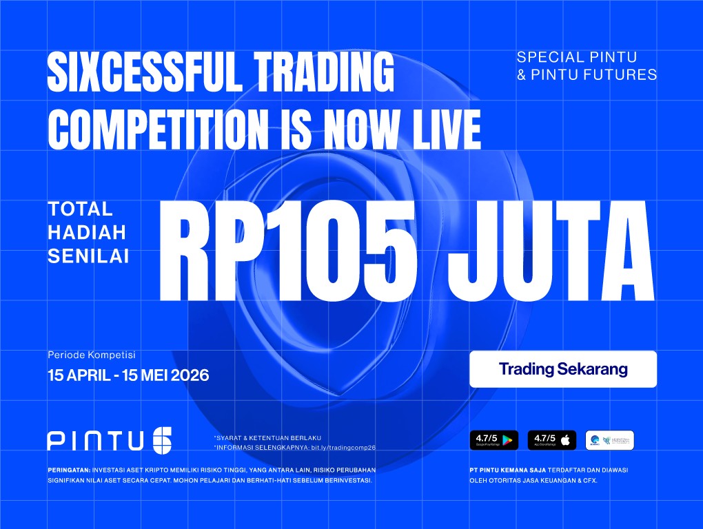 Rayakan 6 Tahun, PINTU Gelar Kompetisi Trading Rp105 Juta