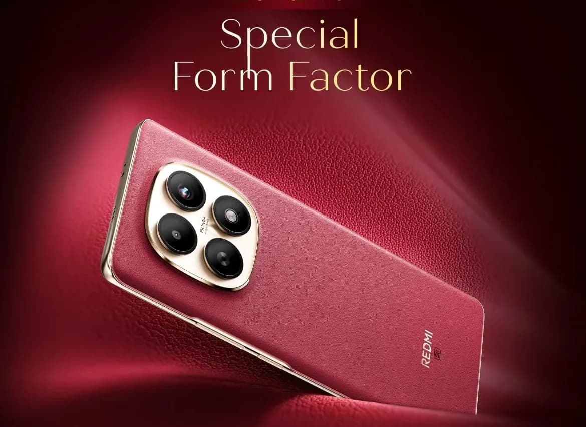 Redmi Note 15 5G Special Edition dalam tiga pilihan warna: Scarlet Red, Carbon Black, dan Frost White.