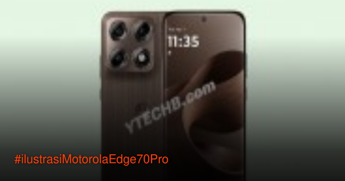 Render bocoran ponsel Motorola Edge 70 Pro warna Luxe Lavender