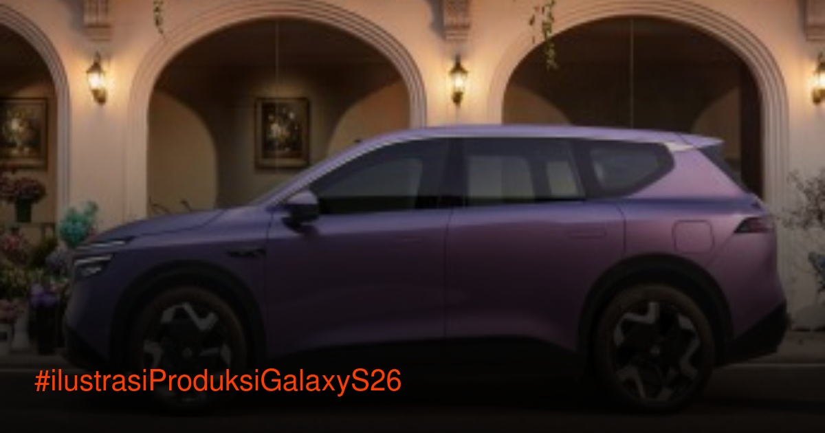 Ilustrasi pabrik produksi smartphone Samsung Galaxy S26 series