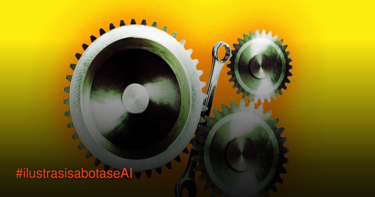 Ilustrasi survei pekerja Gen Z yang melakukan sabotase terhadap penerapan AI di perusahaan