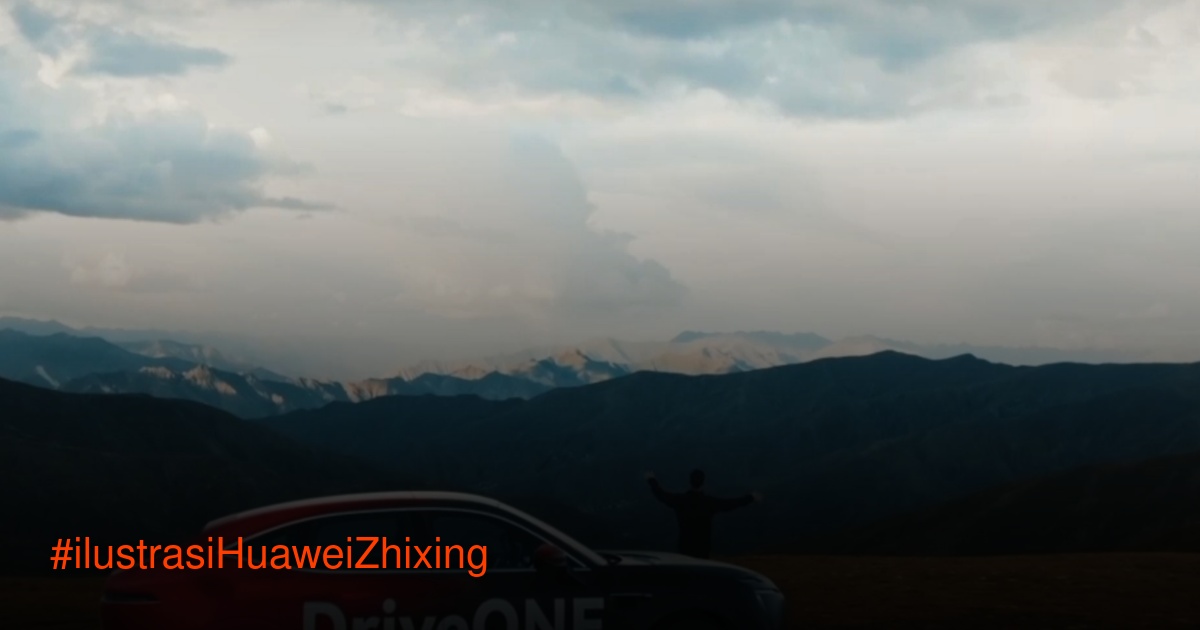 Logo Huawei Zhixing atau ilustrasi sistem electric drive Huawei pada kendaraan listrik