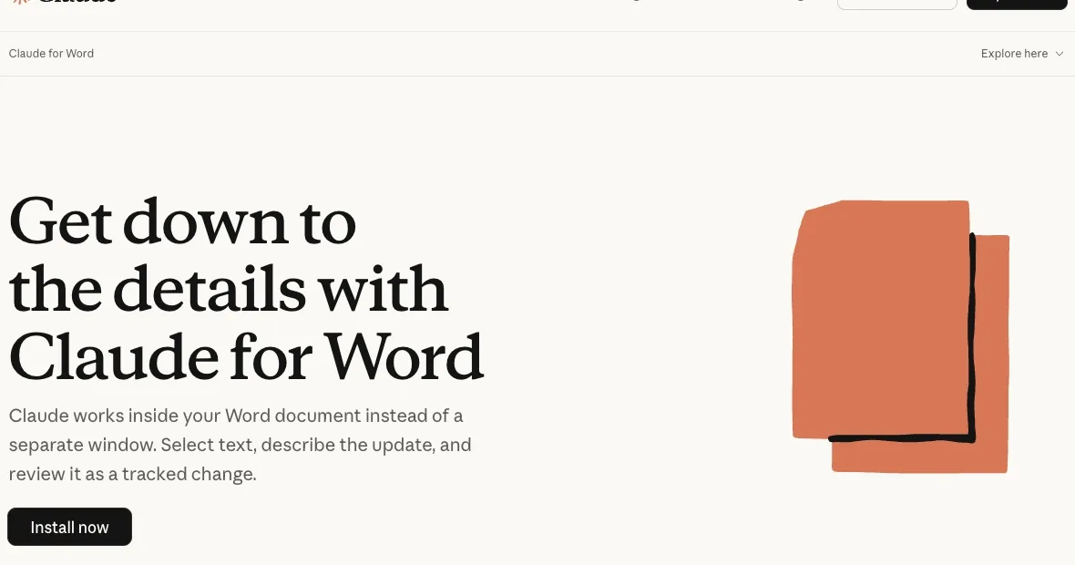 Logo Anthropic Claude for Word plugin Microsoft Word untuk pengacara