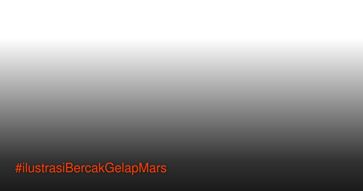 Pemandangan permukaan Mars menunjukkan area gelap yang luas di dataran Utopia Planitia