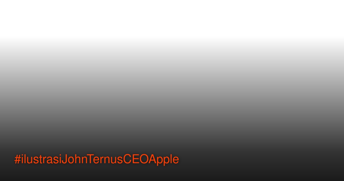 Potret resmi John Ternus, CEO baru Apple yang mulai menjabat 1 September 2026