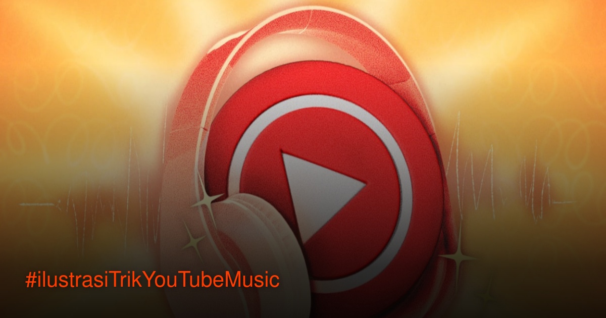 Tampilan aplikasi YouTube Music di ponsel dengan berbagai fitur playlist dan pengaturan