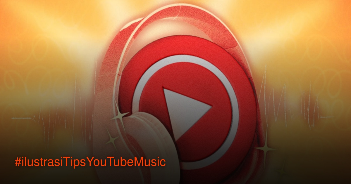 Antarmuka aplikasi YouTube Music di ponsel dengan berbagai fitur pemutaran