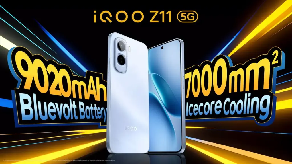iQOO Z11 Resmi di Global, Spesifikasi Baterai 9020mAh Siap Gempur Pasar