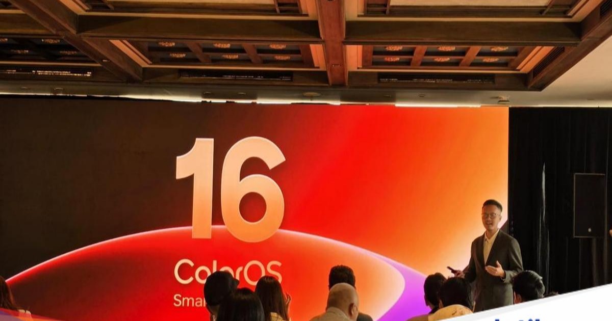 Tampilan antarmuka ColorOS 16 dengan fitur AI untuk traveling