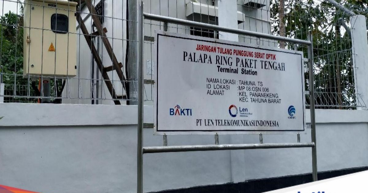 Ilustrasi Palapa Ring Tengah