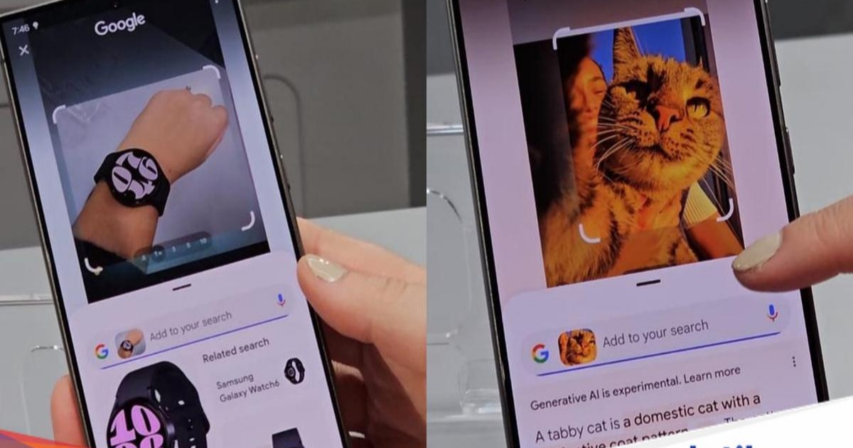 Fitur Circle to Search di Samsung untuk mencari referensi fesyen